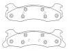 刹车片 Brake Pad Set:D343-7124A