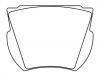 тормозная кладка Brake Pad Set:D25-709