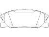 тормозная кладка Brake Pad Set:68245089AA